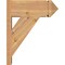 Ekena Millwork Traditional Smooth Arts and Crafts Outlooker, Western Red Cedar, 7 1/2"W x 18"D x 22"H OUT08X18X22TRA03SWR - alternate 3
